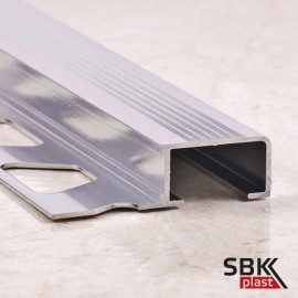 ПО-П20/10 профиль алюминиевый  для отделки ступеней 